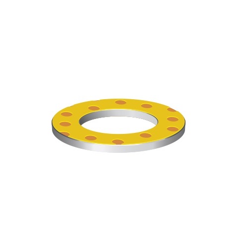 Metal Washer with Yellow Coating