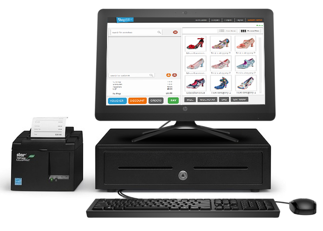 Kasse – Mini PC mit Bondrucker