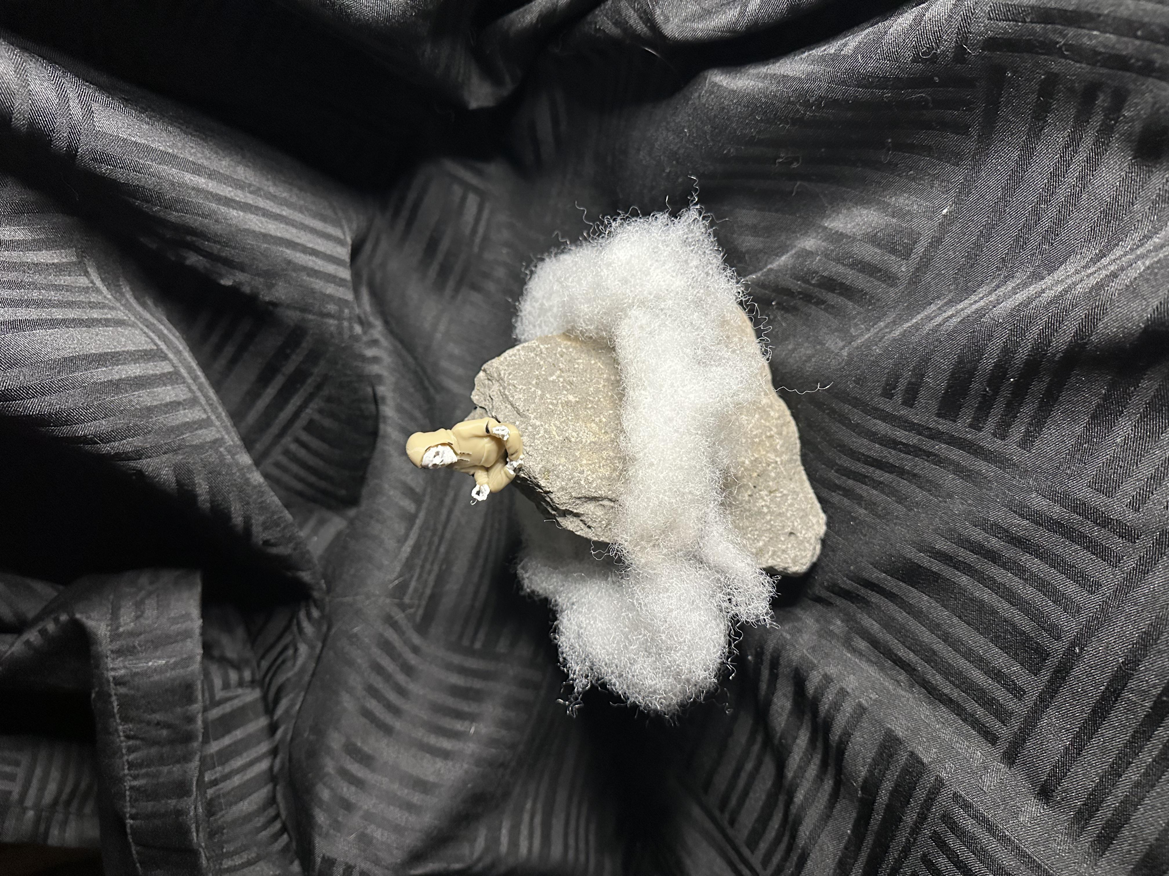 Miniature Cloudy Rock Sculpture