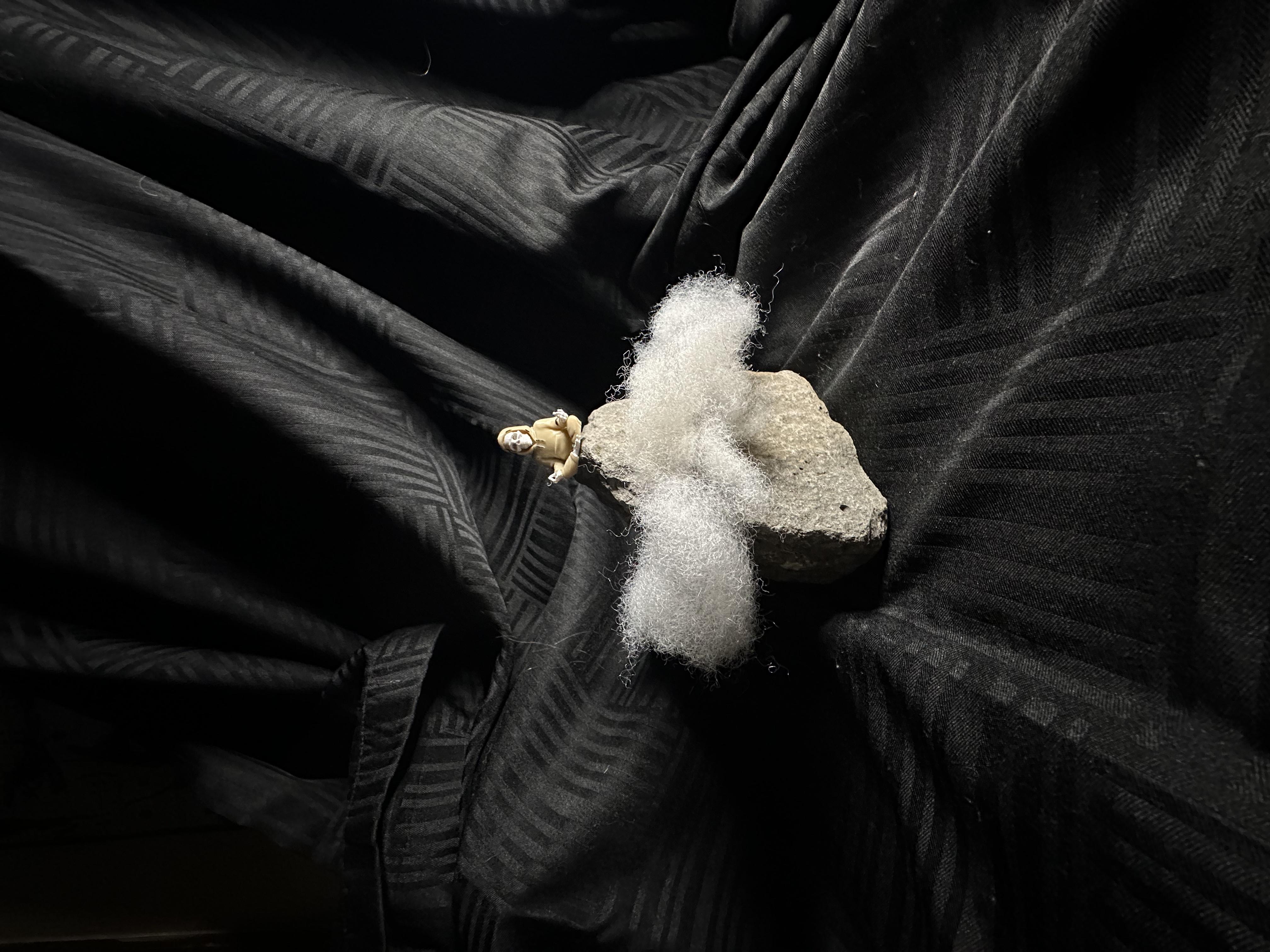 Miniature Cloudy Rock Sculpture