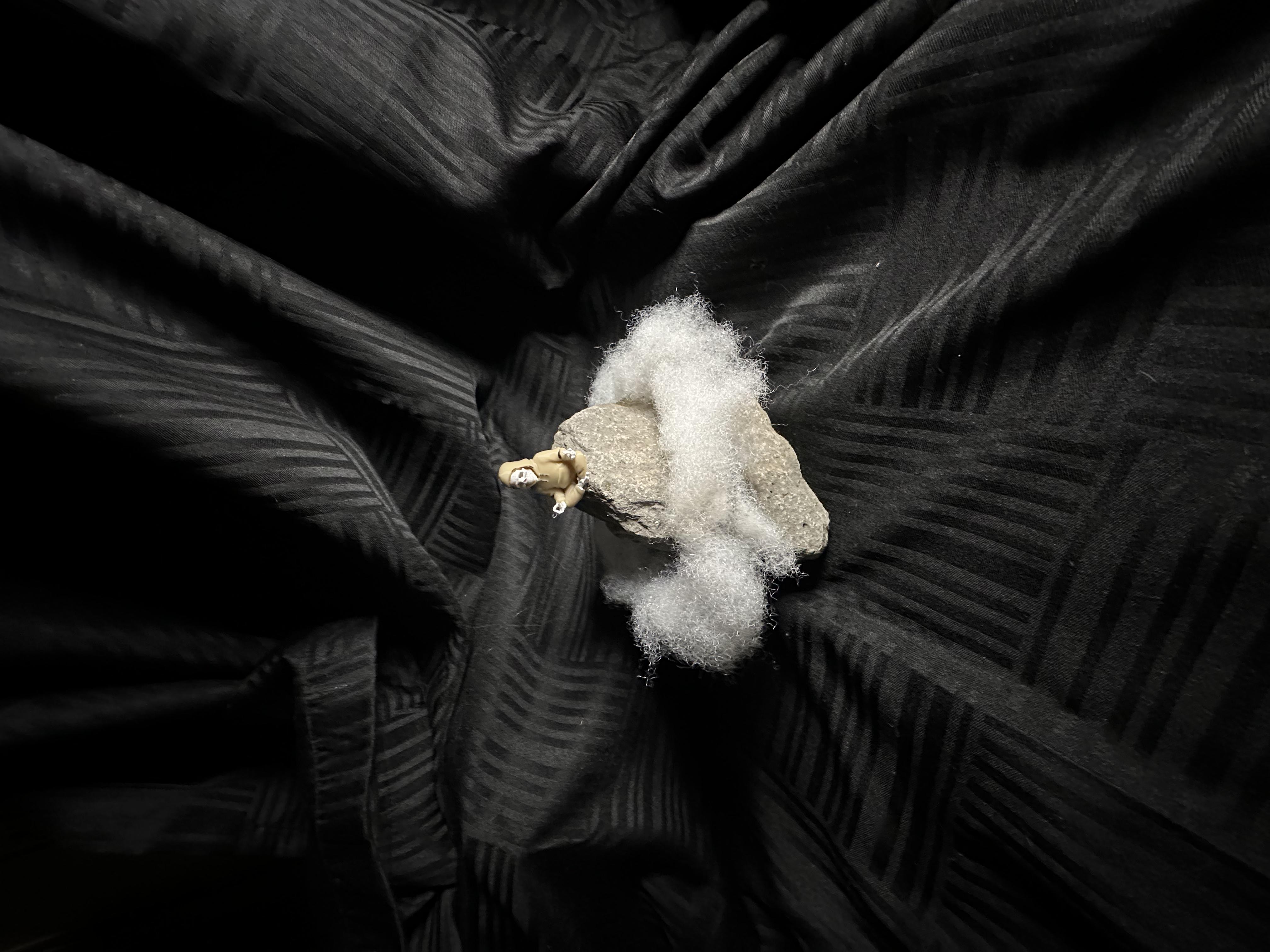 Miniature Cloudy Rock Sculpture