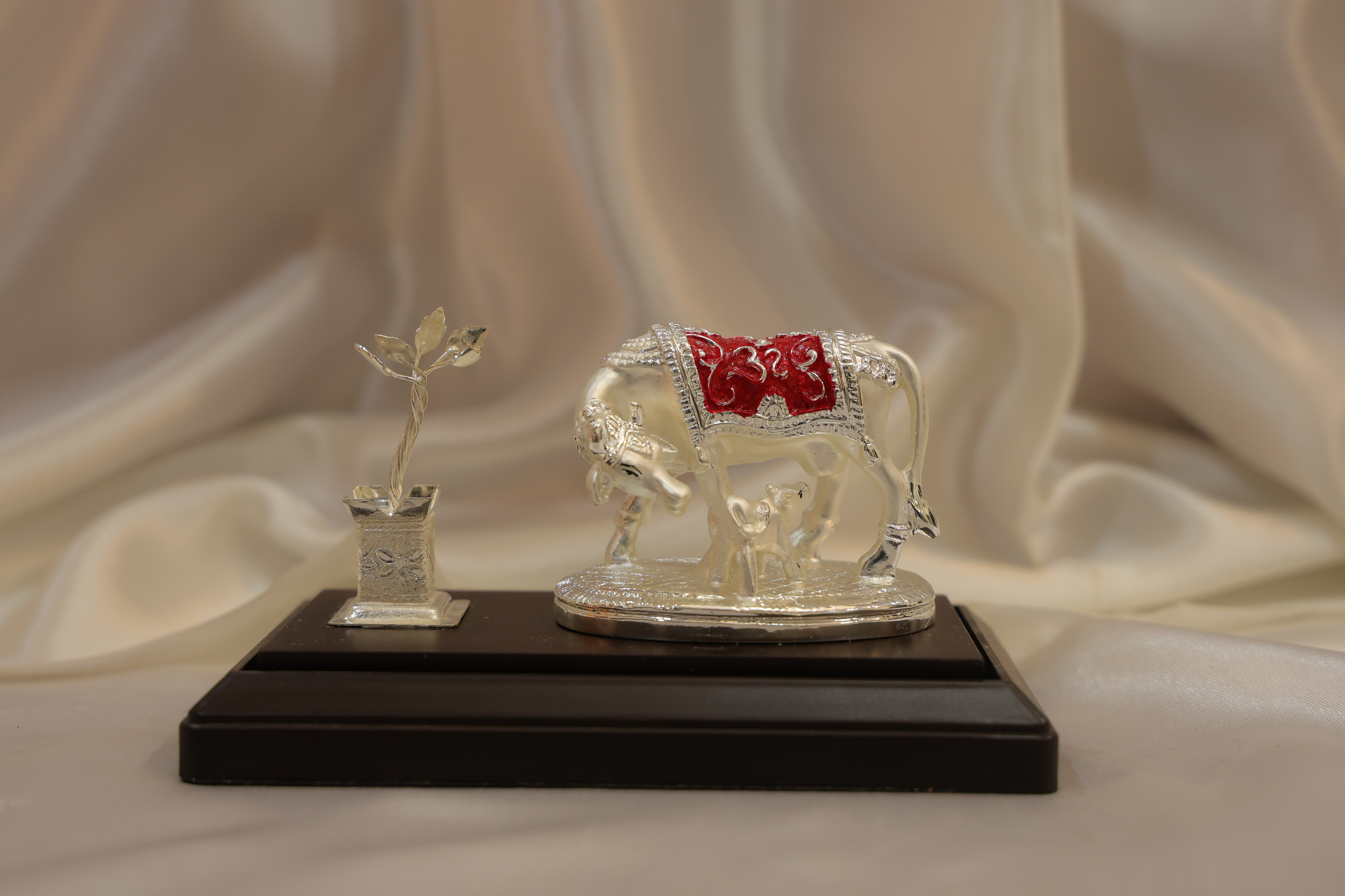 Pavitra Vatsalya – Cow with Tulsi by Nirvanam