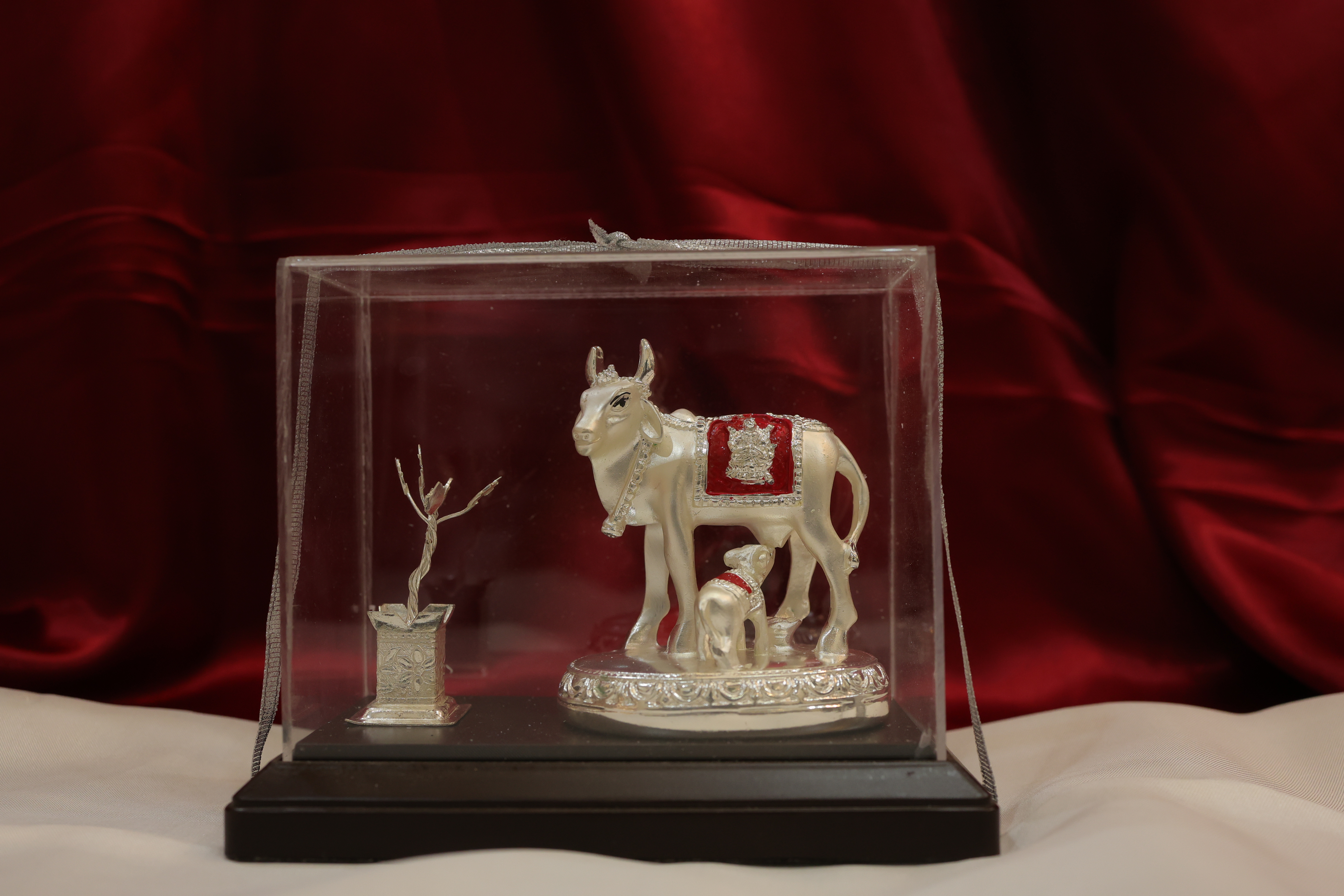 Pavitra Vatsalya – Cow with Tulsi by Nirvanam