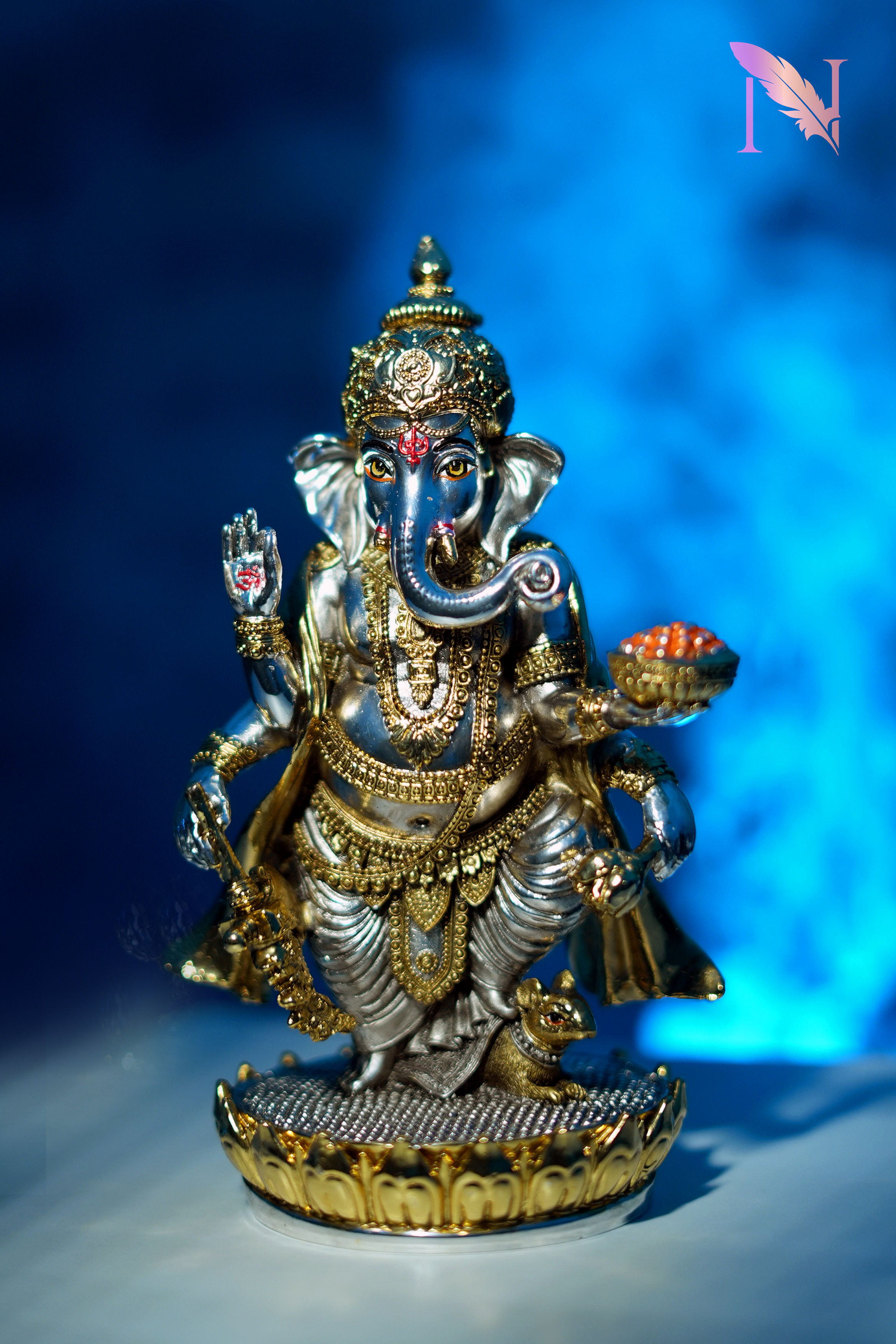 Rajat Swarn Vighnaharta Shree Ganesha 