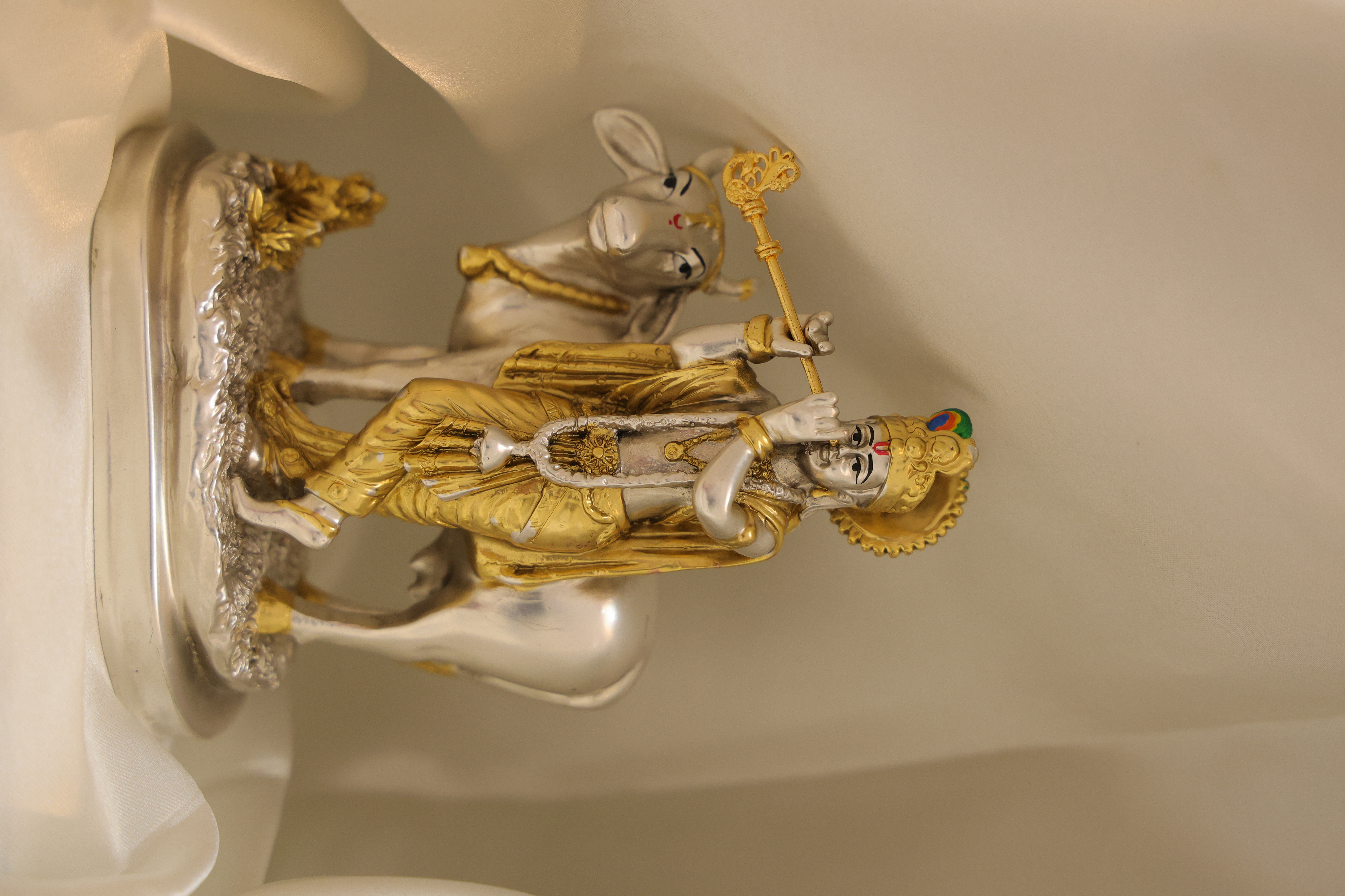 गोपाल सखा – Krishna with Cow by Nirvanam
