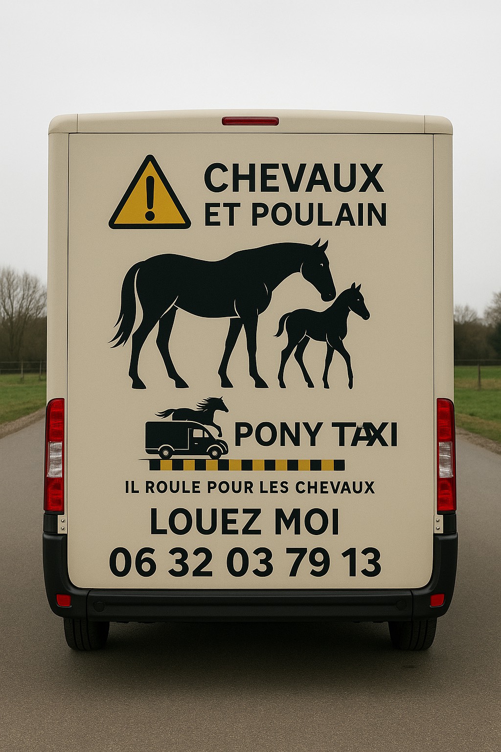 Camion de transport de chevaux 