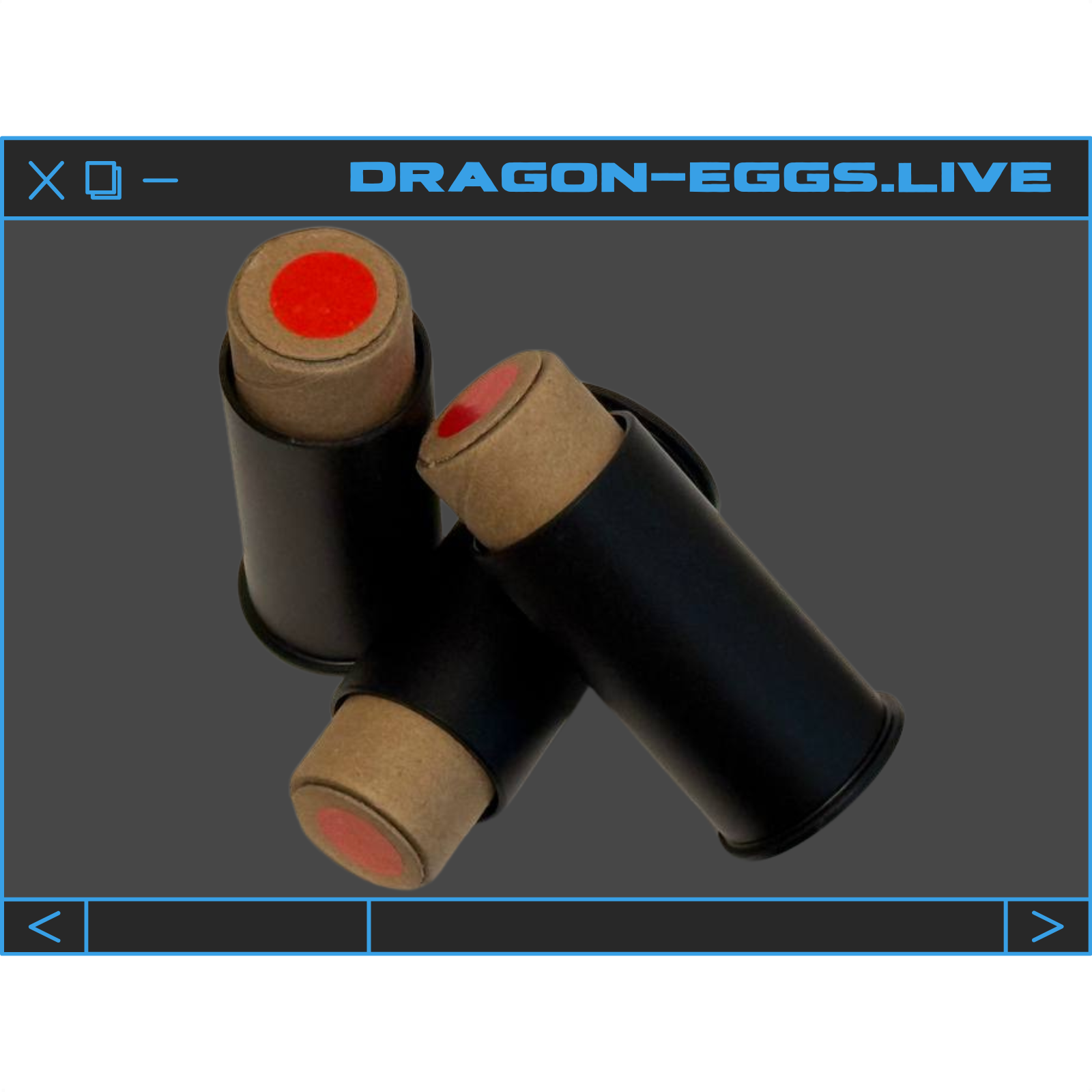 "Dragon Egg" 37MM LIVE AMMO 3-Pack