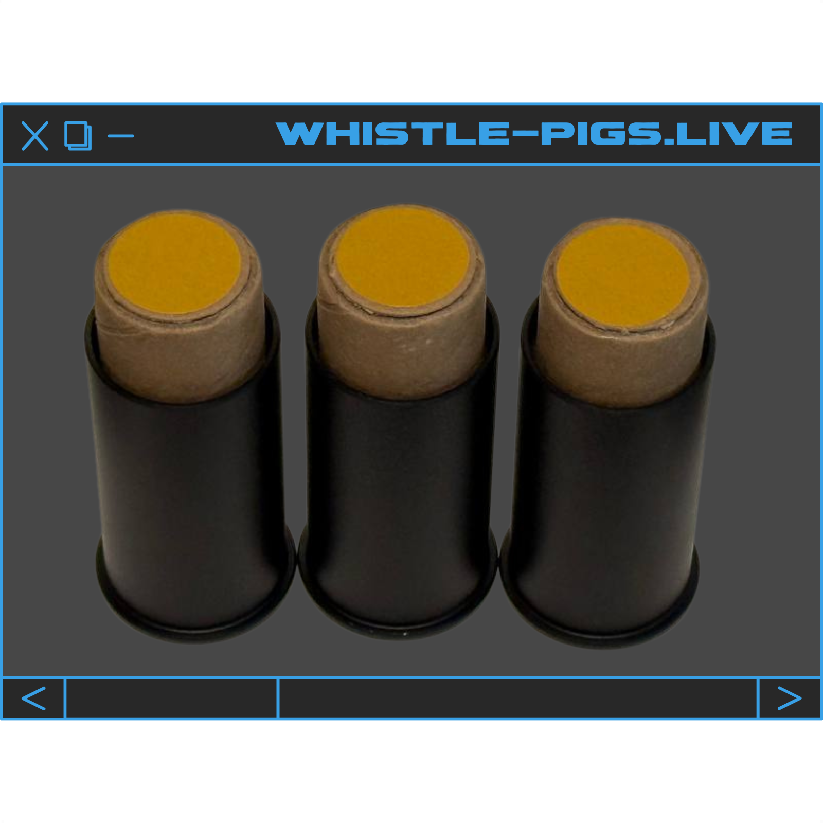 "Whistle Pig" 37mm LIVE AMMO 3-Pack