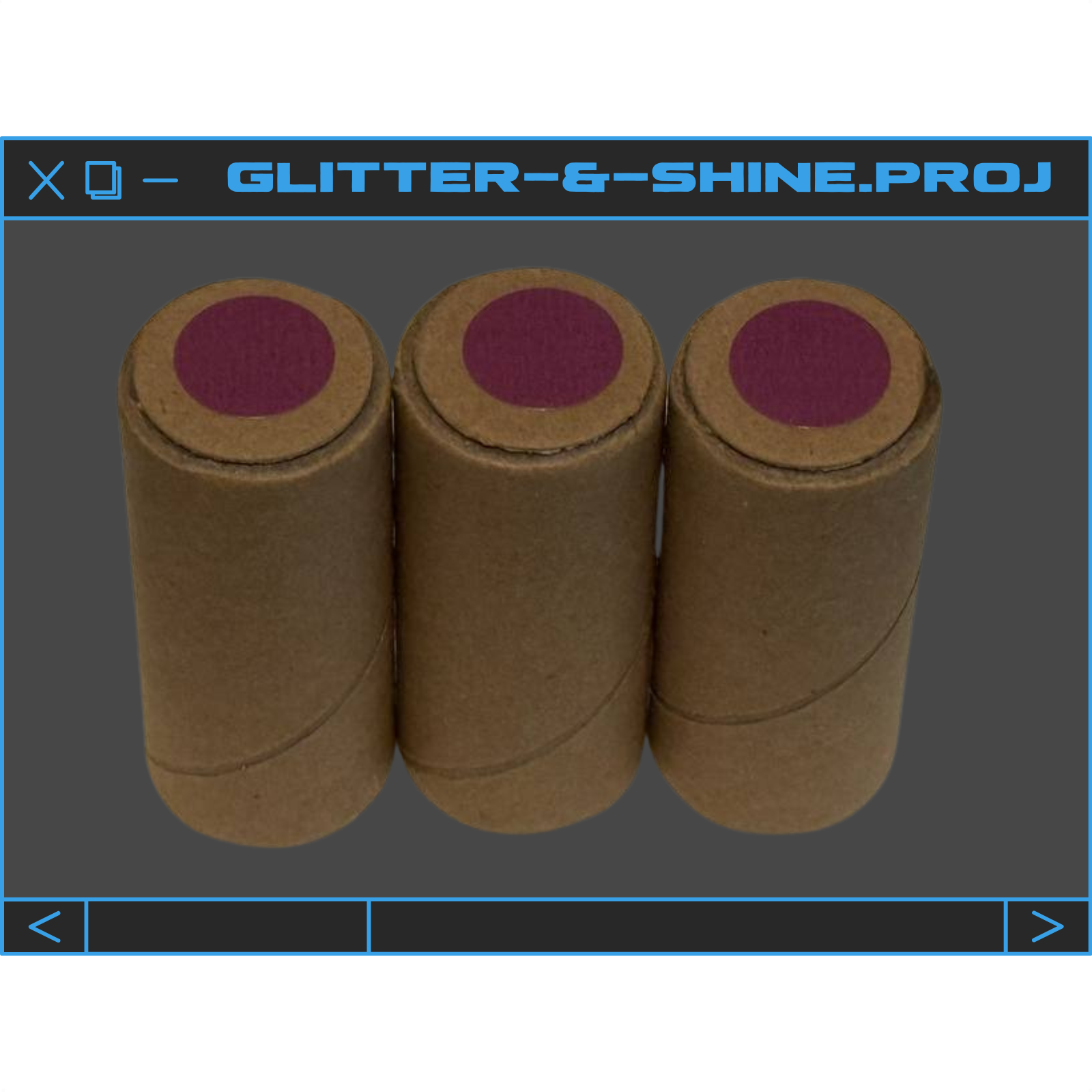 "Glitter & Shine" 37mm Projectiles 3-Pack