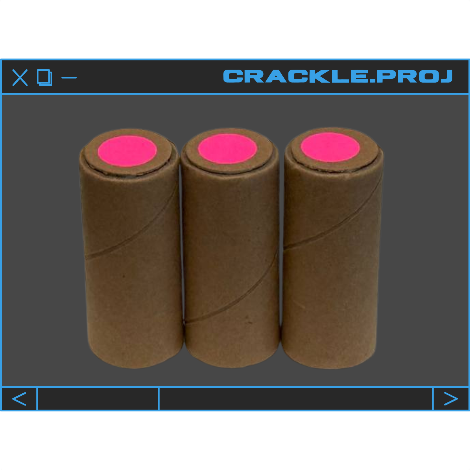"Crackle" 37mm Projectiles 3-Pack