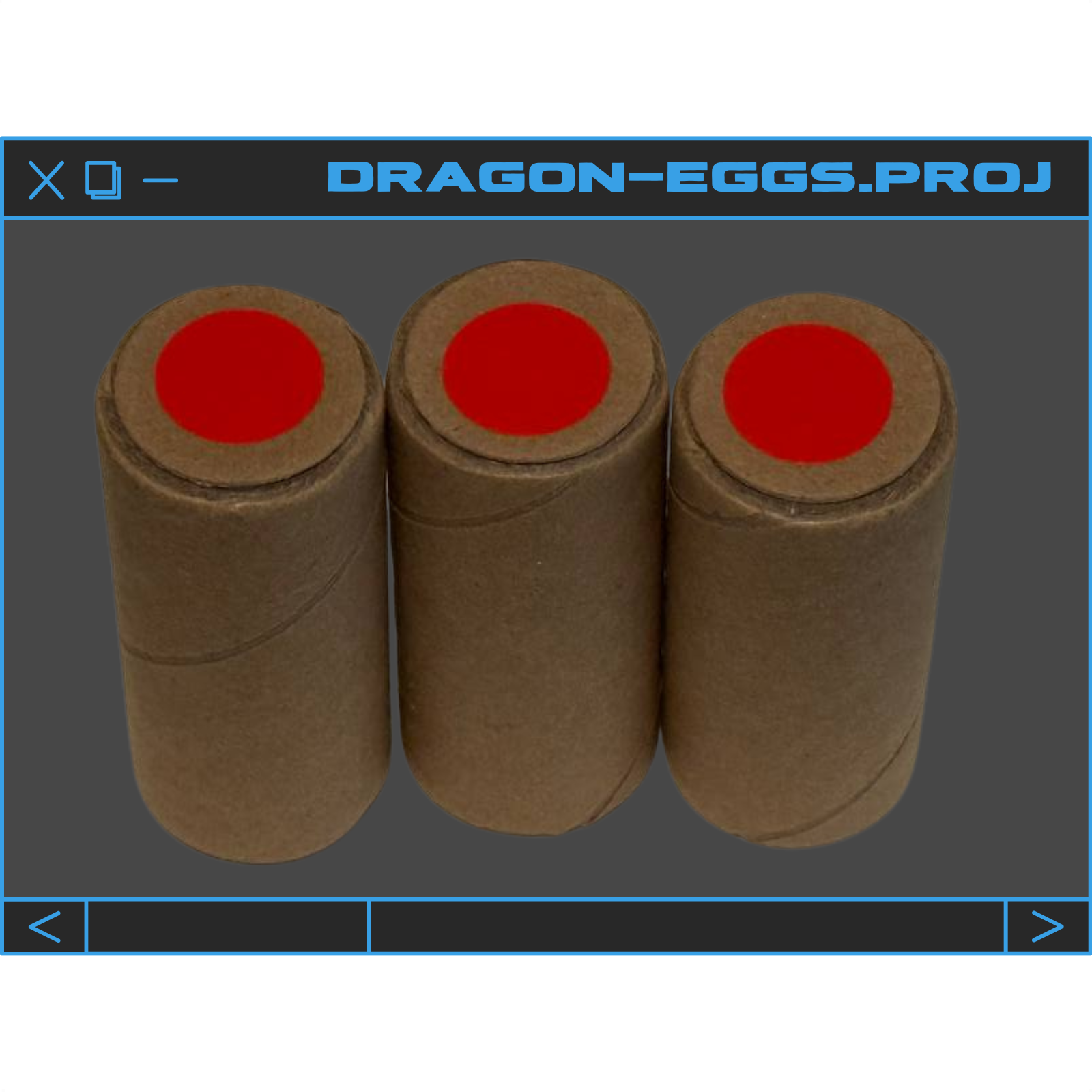 "Dragon Eggs" 37mm Projectiles 3-Pack