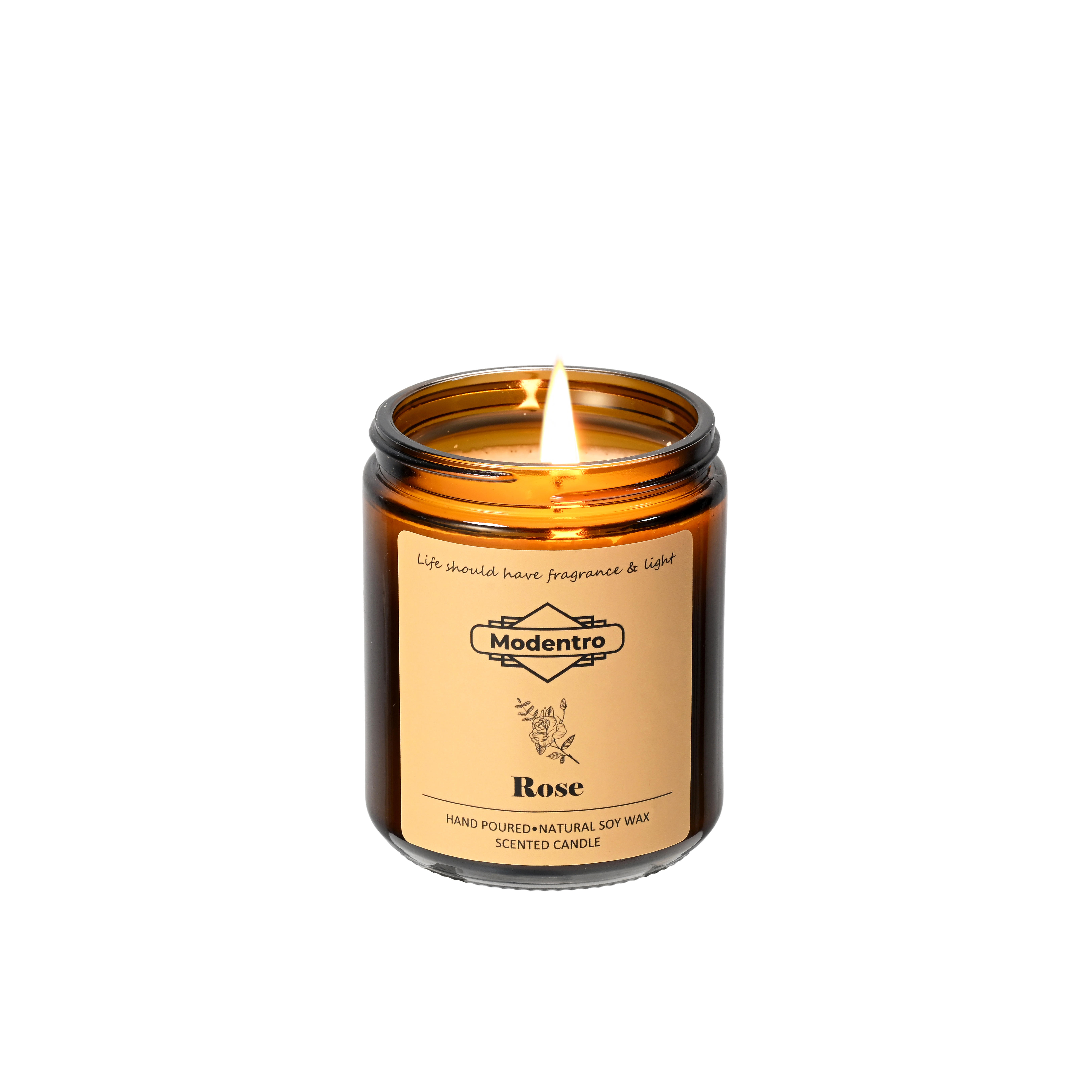 Rose Scented Soy Candle