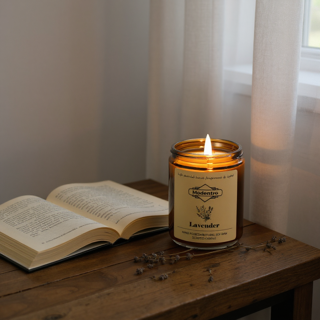 Lavender Scented Candle