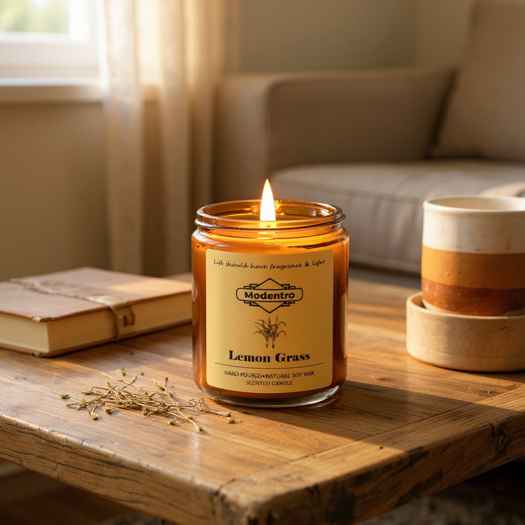 Lemon Grass Scented Candle