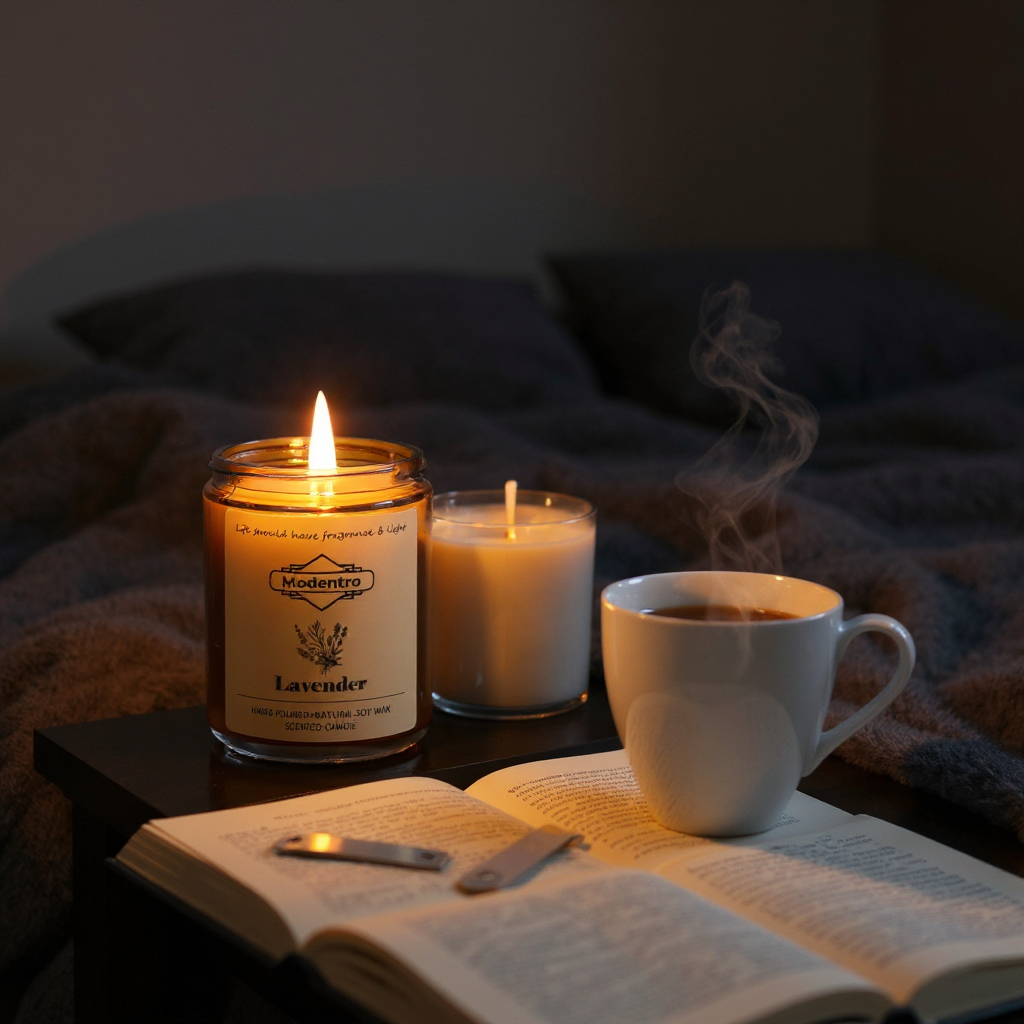 Lavender Scented Candle