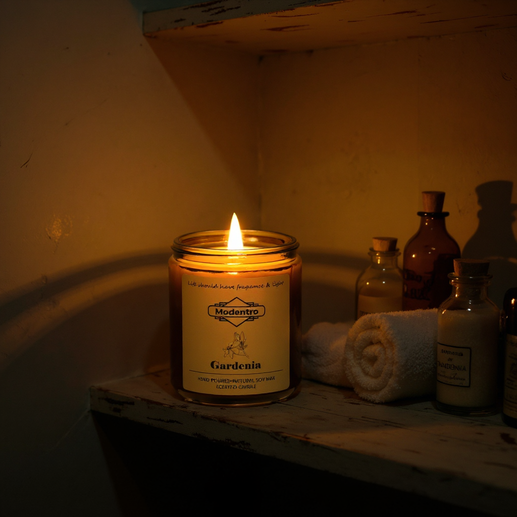 Gardenia Scented Candle