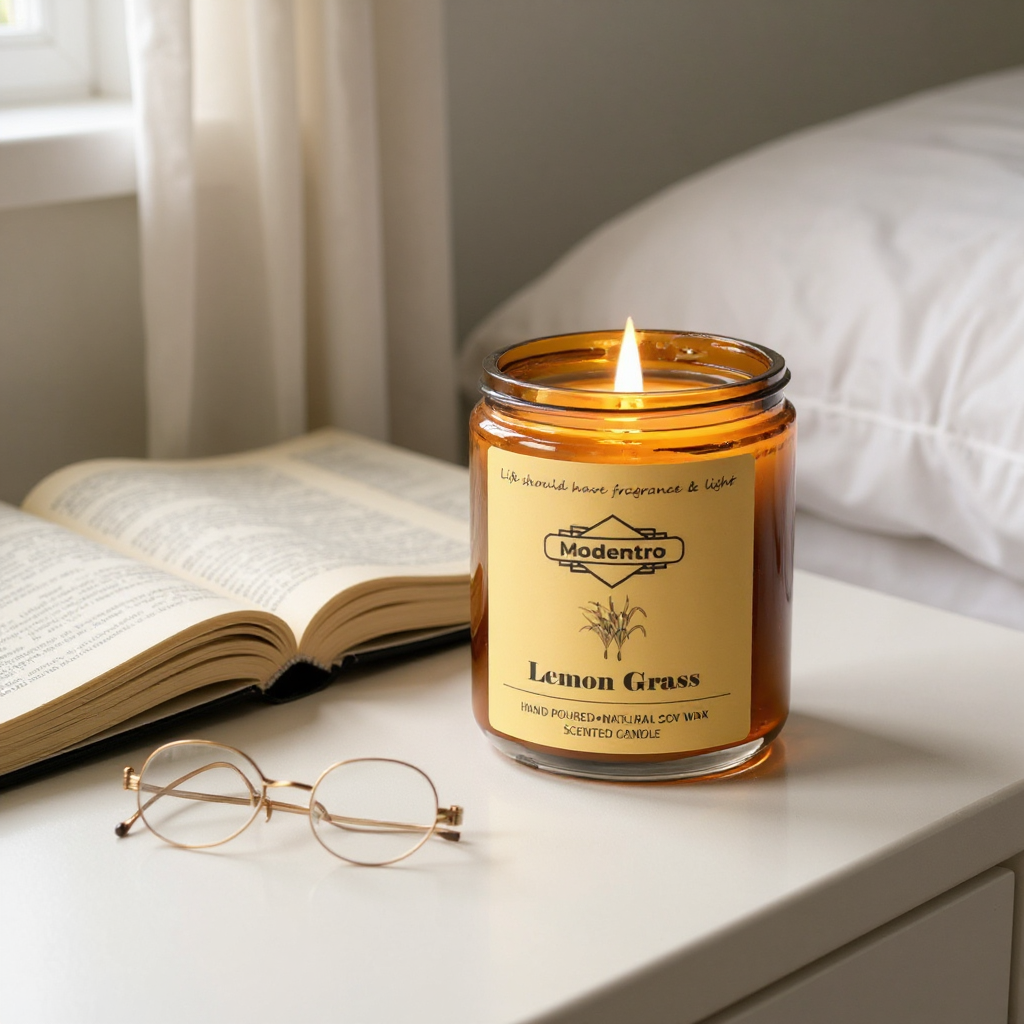 Lemon Grass Scented Candle