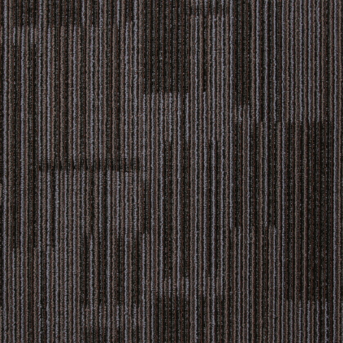 Charcoal 20" x 20" Premium Commercial Carpet Tile / Stain Resistant - Modern Striped Design