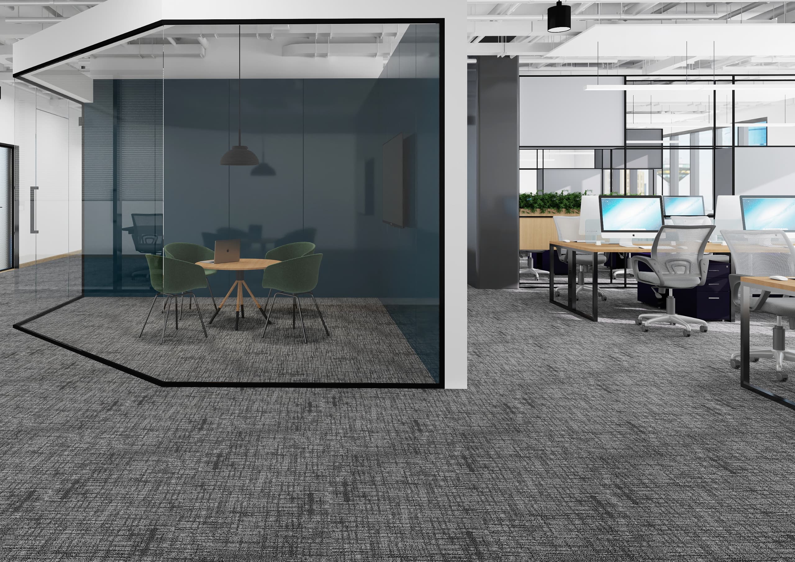 Shadow Commercial Carpet Tiles 24" x 24" / Durable - Hassle Free - Easy Installation Carpet Tile