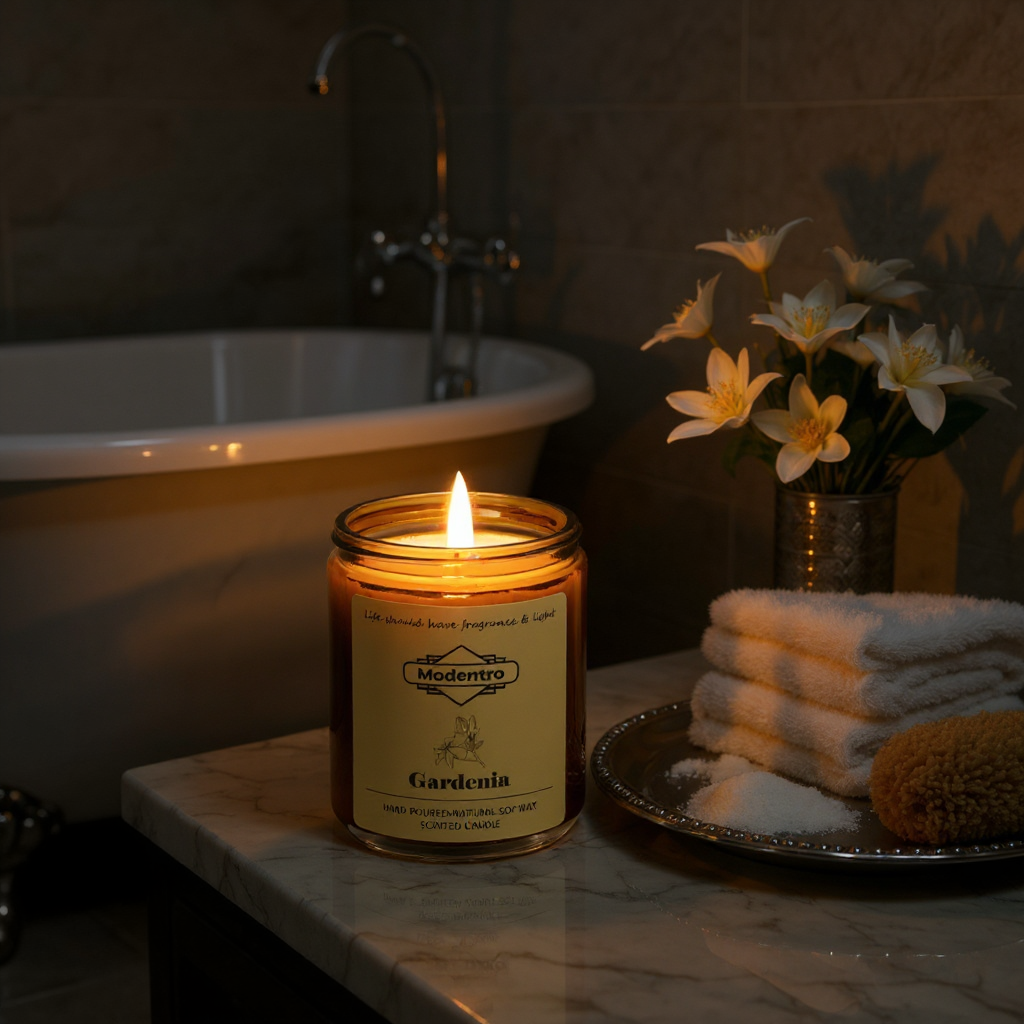 Gardenia Scented Candle