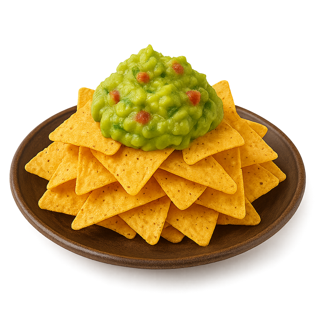 NACHOS CON GUACAMOLE