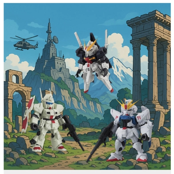 Figurines Gundam de collection