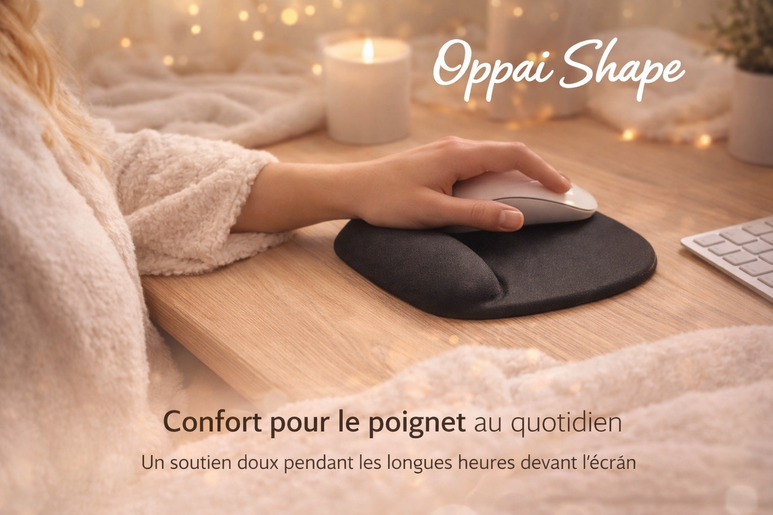 Tapis repose-poignet (Bleu)