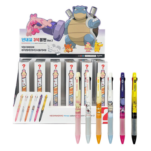 Stylos Pokémon à trois couleurs