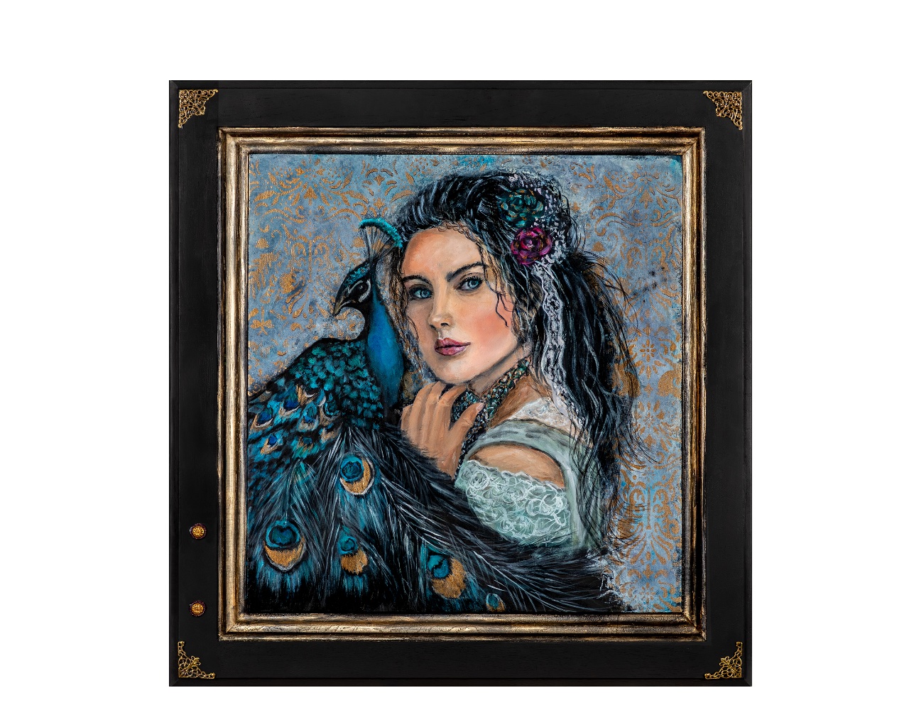 “The feathered Gaze”   