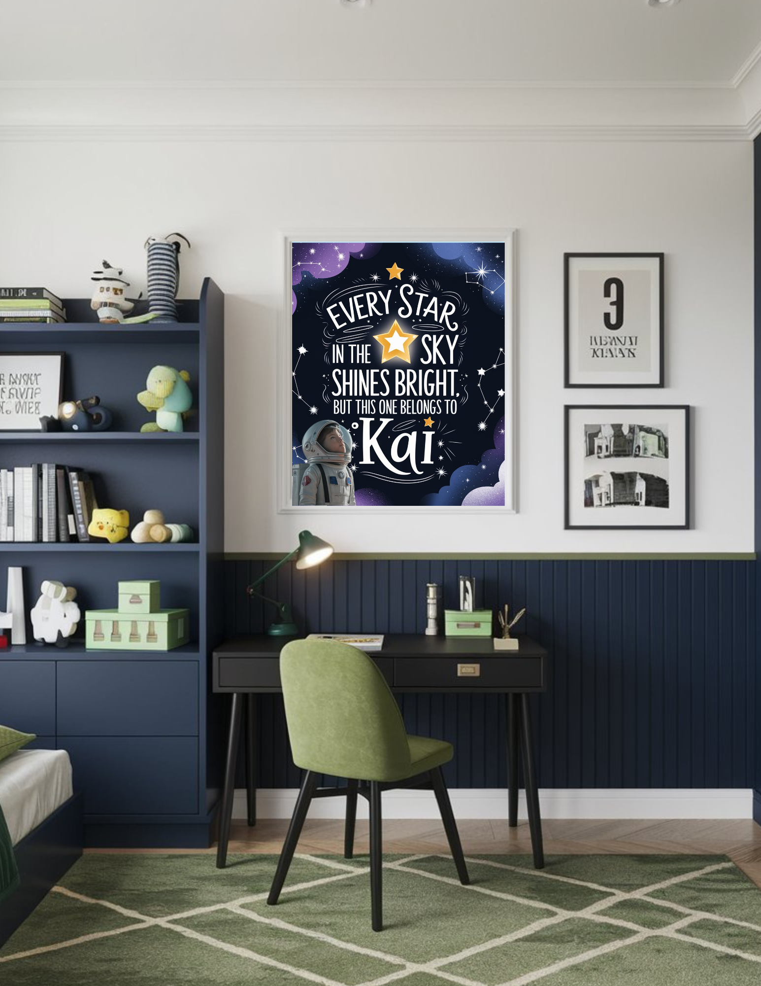 Personalized Star-Themed Wall Art