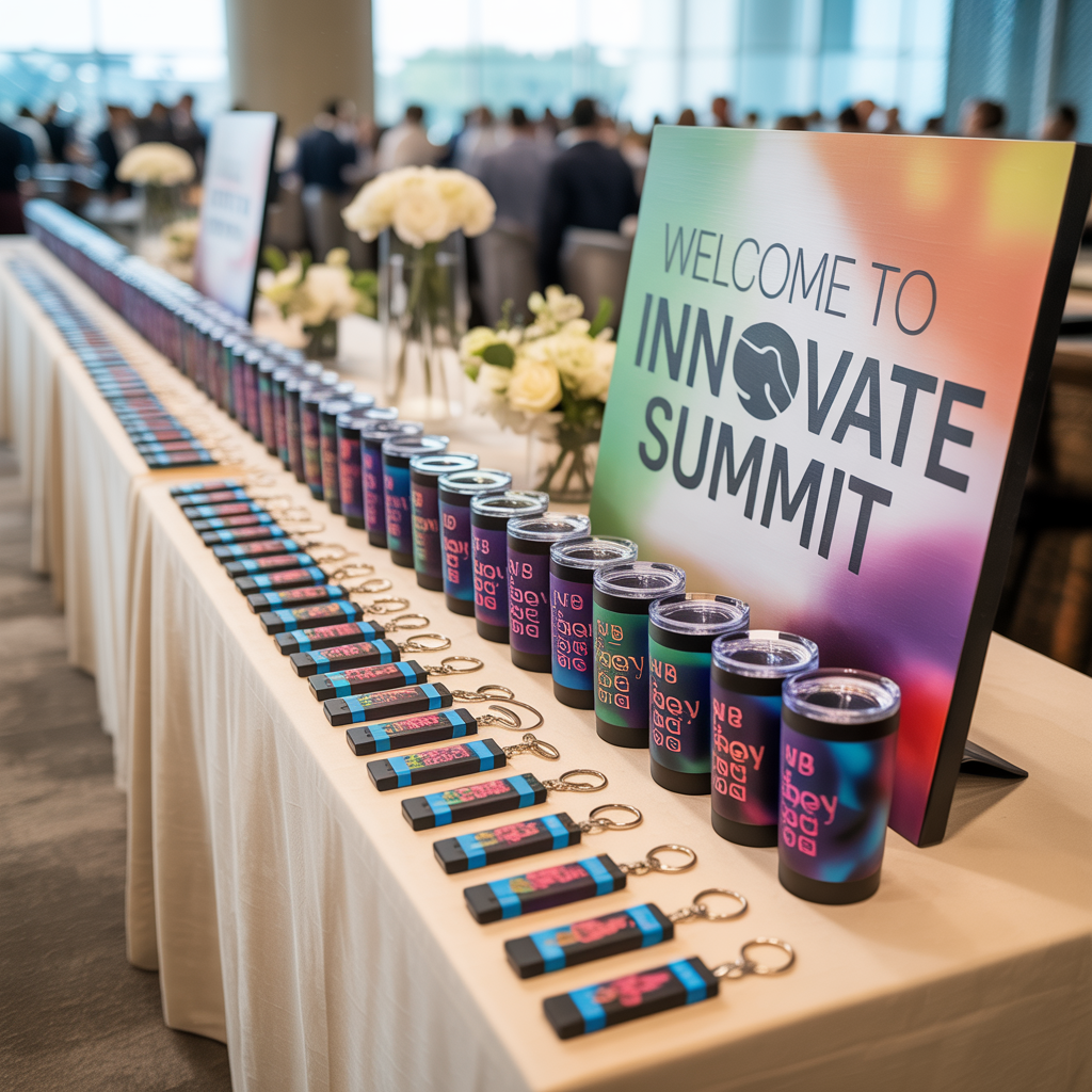 Branded Client Gifts (USB, Tumblers, Key Chains, Apparel, towels, golf balls