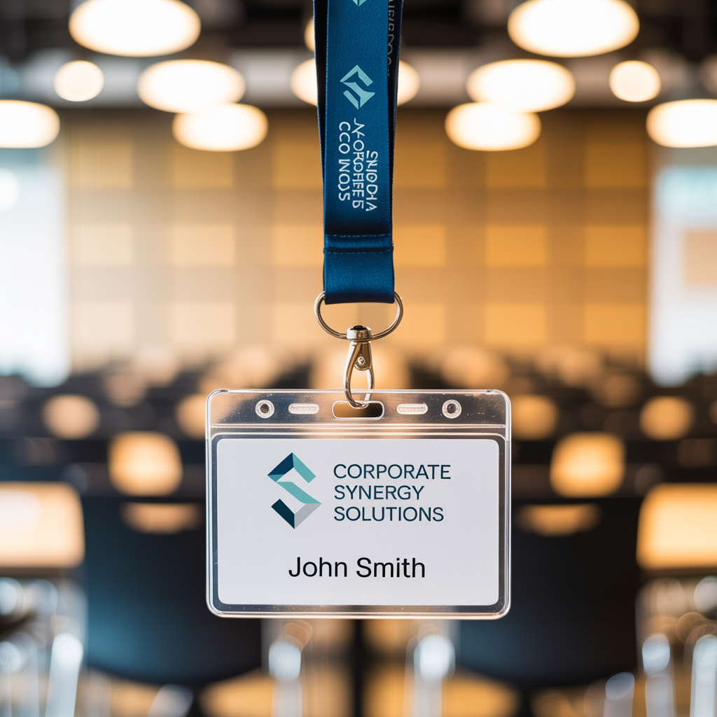 Corporate Event Name Badge