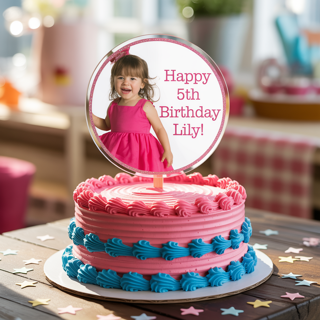 Custom Birthday Cake Topper