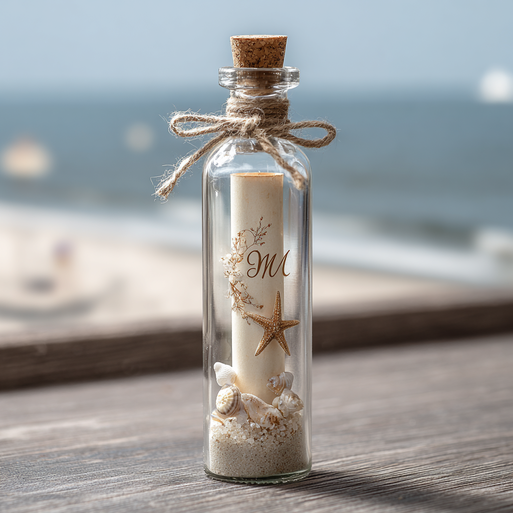 Message in a Bottle Wedding Invitations