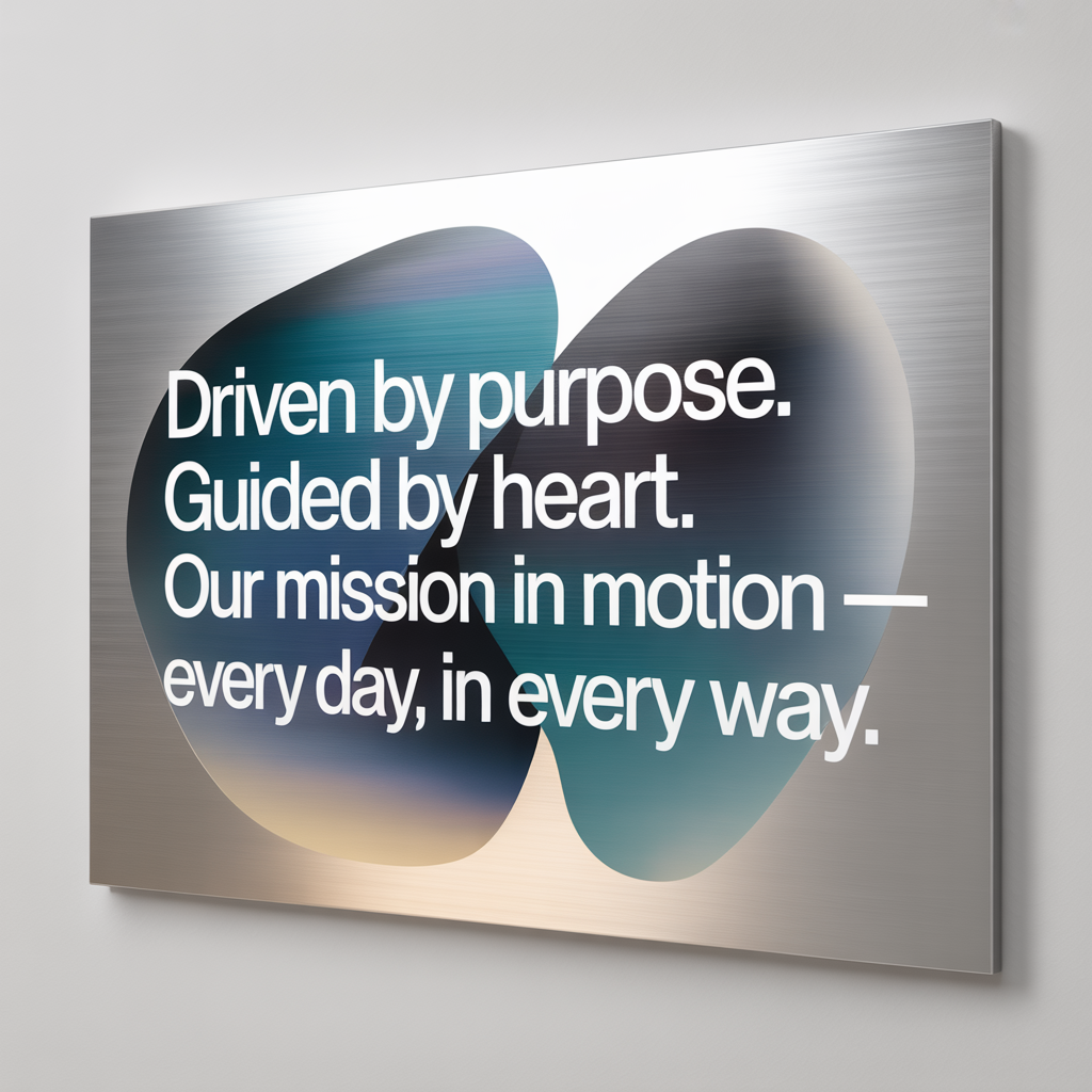 Modern Welcome Signage Panel