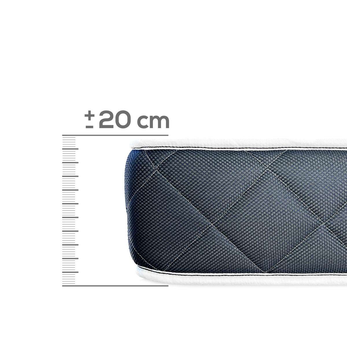 Colchón Viscoblack, viscoelástico, transpirable,