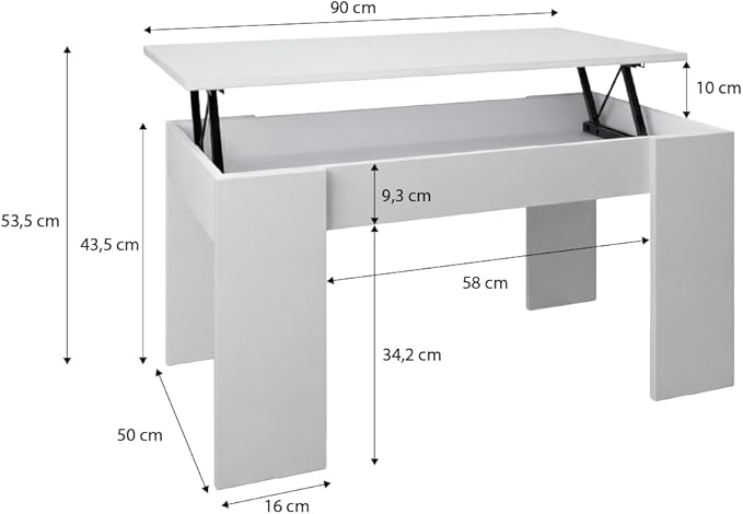Mesa de Centro elevable | Rapido Sofas