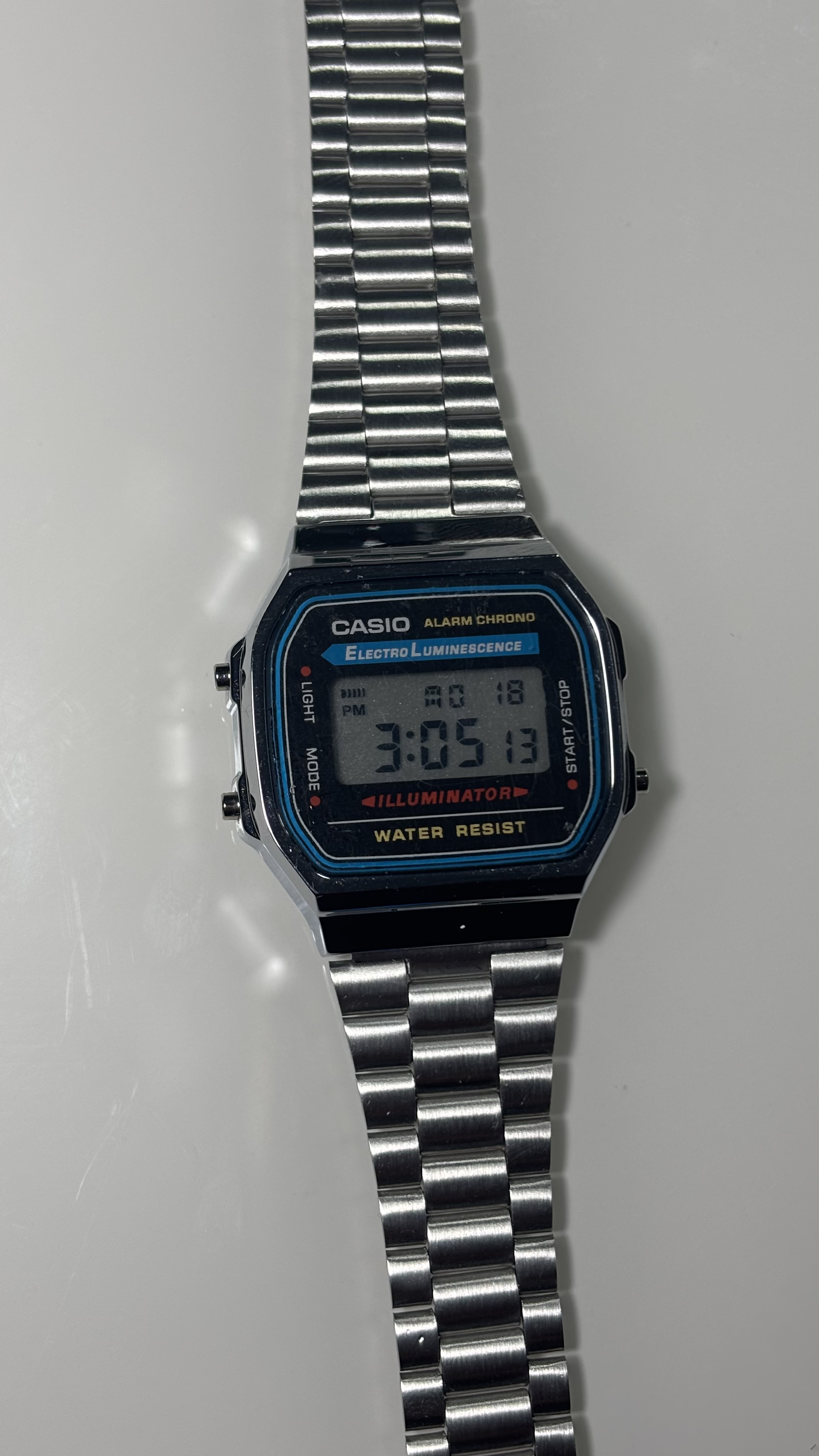 CASIO A-168 VINTAGE | Plateado
