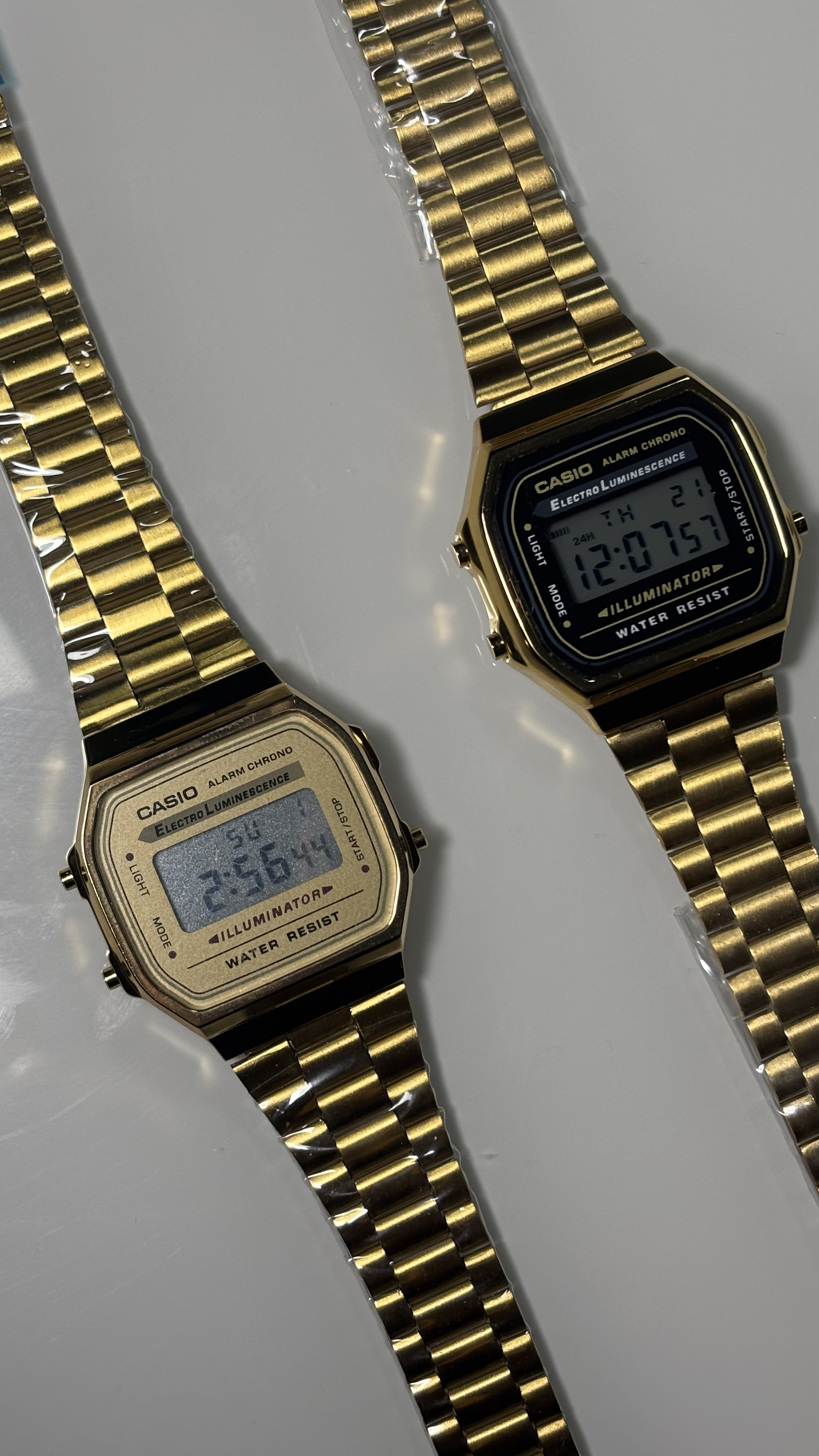 CASIO A-168 VINTAGE | Dorado y Negro