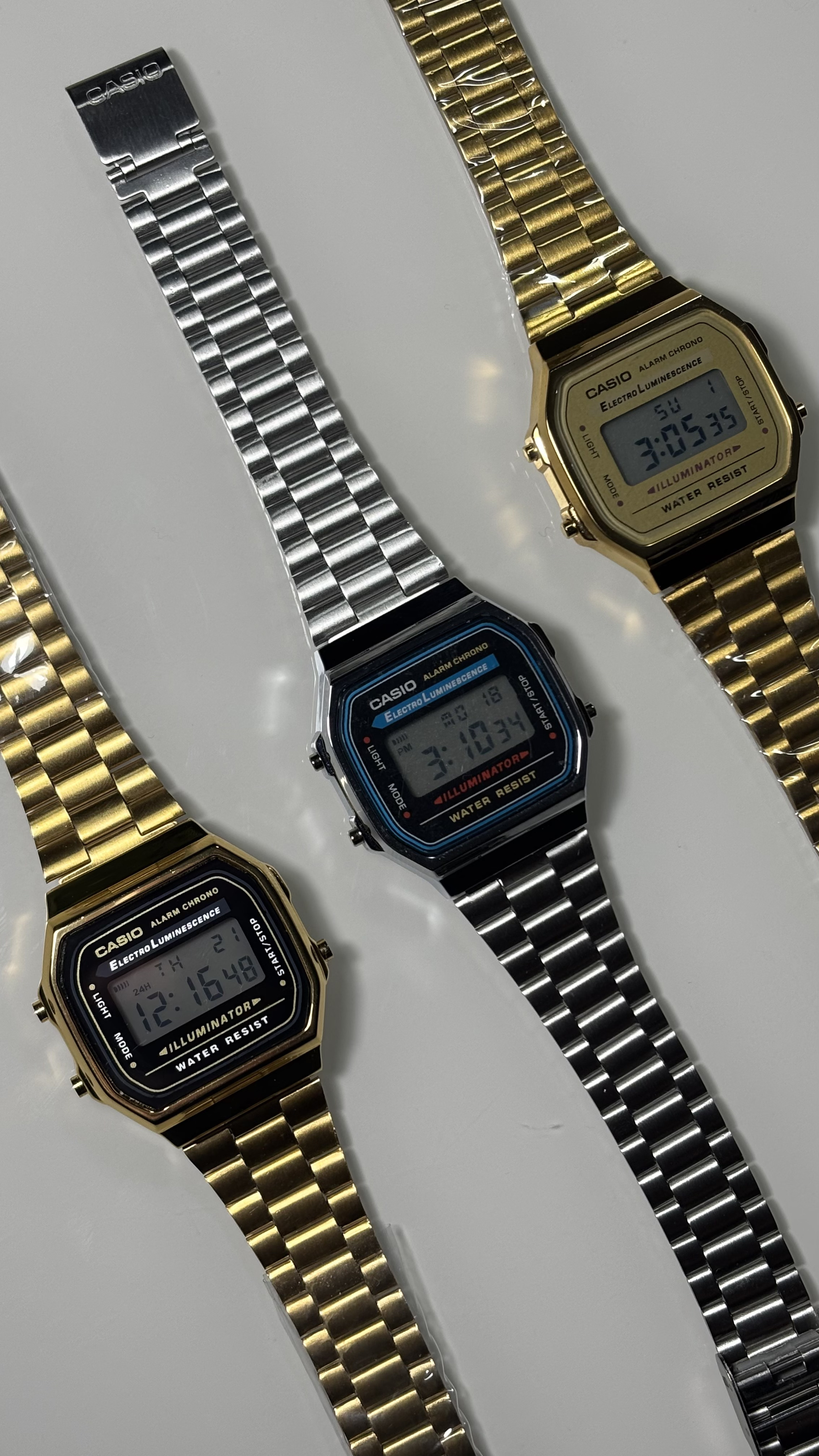 CASIO A-168 VINTAGE | Plateado