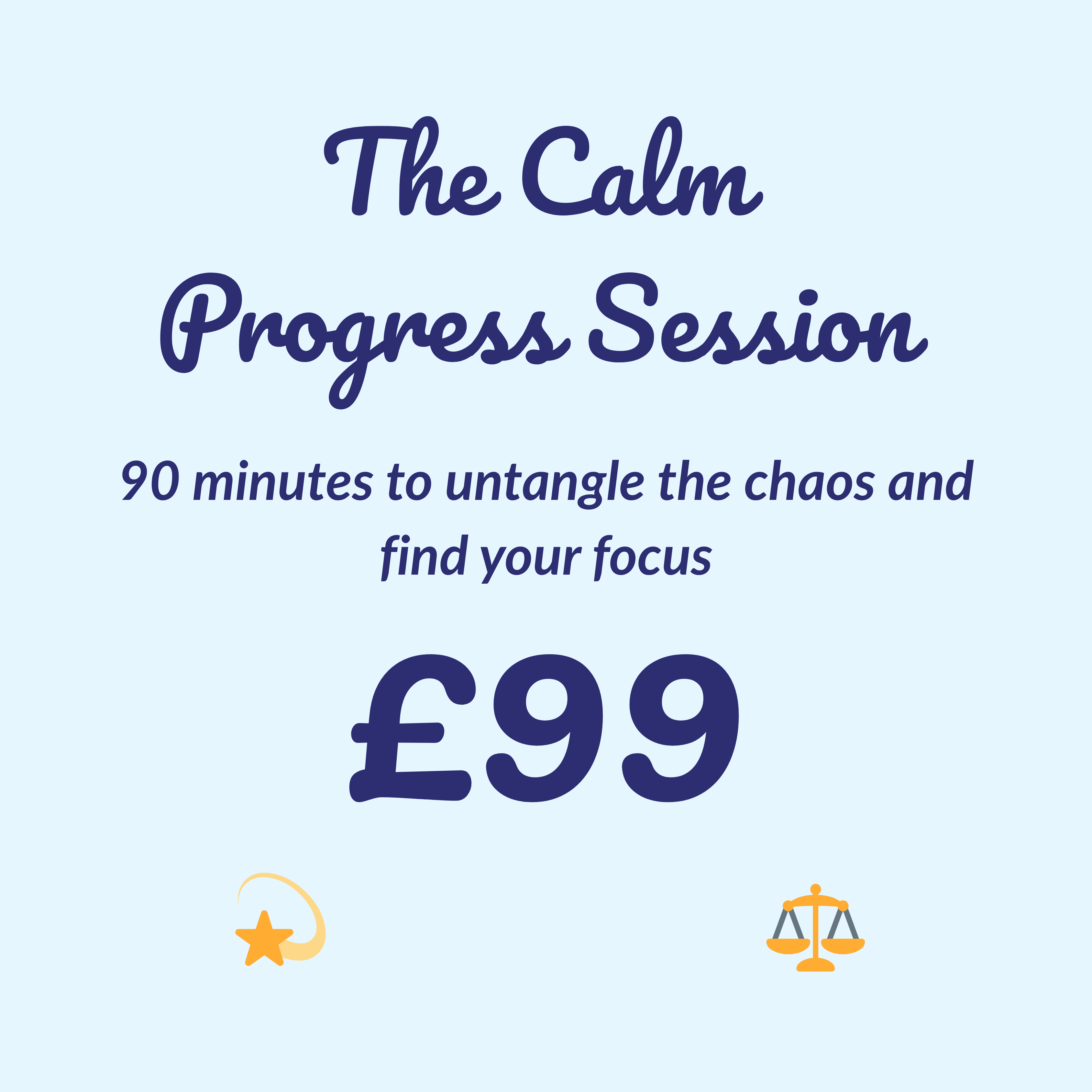 ⚖️ The Calm Progress Session