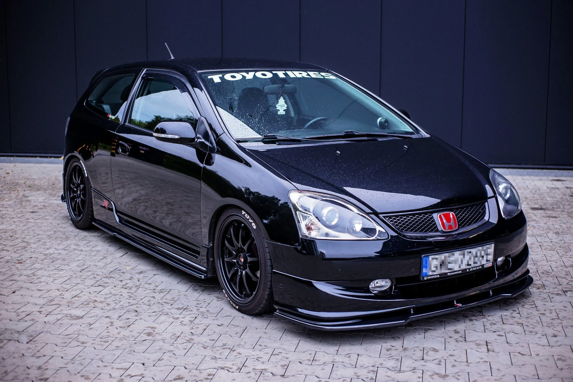 Šoninių slenksčių difuzoriai Honda Civic EP3 (MK7) Type-R/S Facelift modeliui