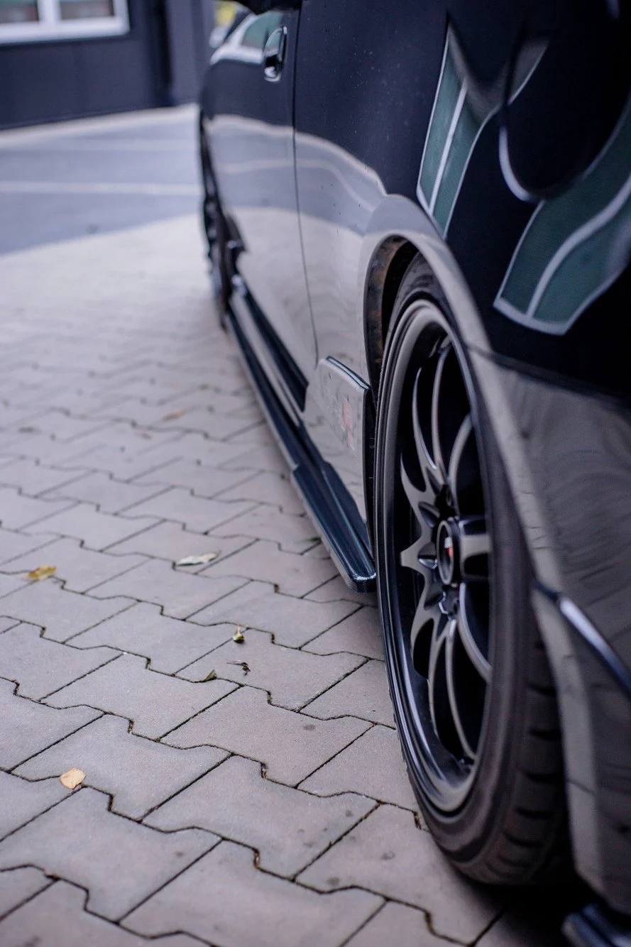 Šoninių slenksčių difuzoriai Honda Civic EP3 (MK7) Type-R/S Facelift modeliui
