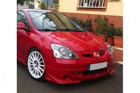 „Mugen Style V2“ stiklo pluošto priekinio bamperio lūpa „Honda Civic EP Facelift“