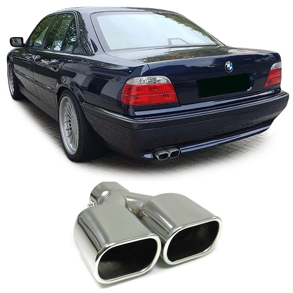 Išmetimo duslintuvo antgalis 65 x 90 mm BMW E38