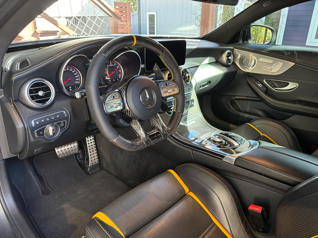 Mercedes Benz AMG 19-22 Facelift“ C63/E63/GT/CLS anglies pluošto vairas