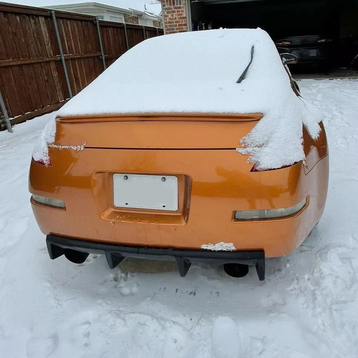 Aerodinaminis galinio bamperio difuzorius JS stiliaus Nissan 350Z