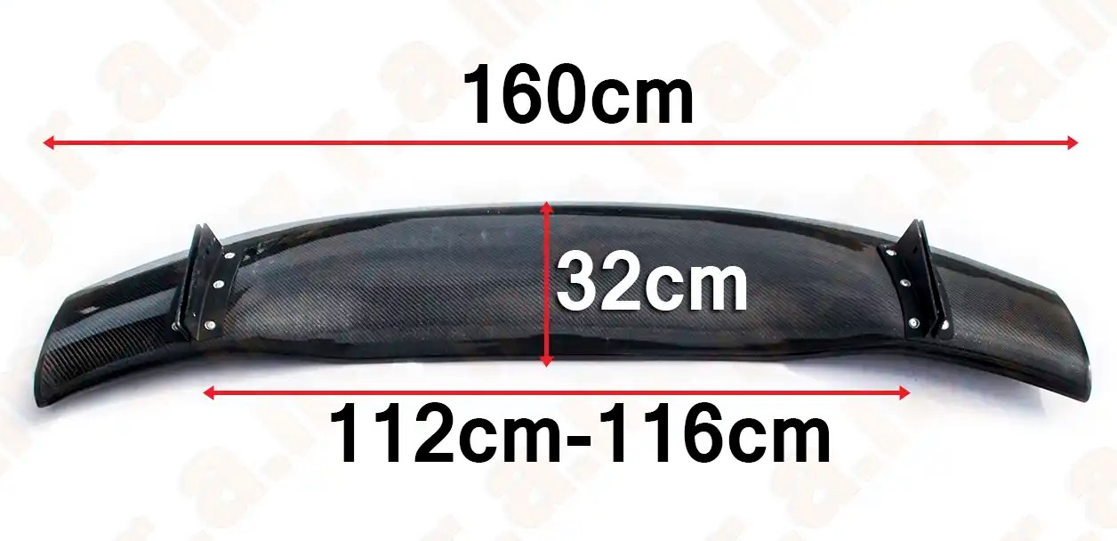 Universalus galinio sparno spoileris – „GT Style“ 160 cm