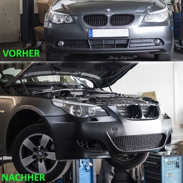 Sportinis priekinis bamperis be PDC tinka BMW 5 serijos E60 E61 03-10