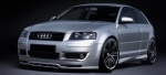 Audi A3 8P SX Priekinio bamperio praplatinimas